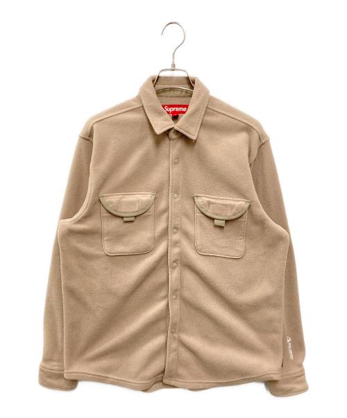 SUPREME（シュプリーム）Supreme (シュプリーム) Polartec Shirt ベージュ サイズ:Sの古着・服飾アイテム