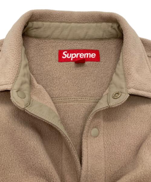 SUPREME（シュプリーム）Supreme (シュプリーム) Polartec Shirt ベージュ サイズ:Sの古着・服飾アイテム