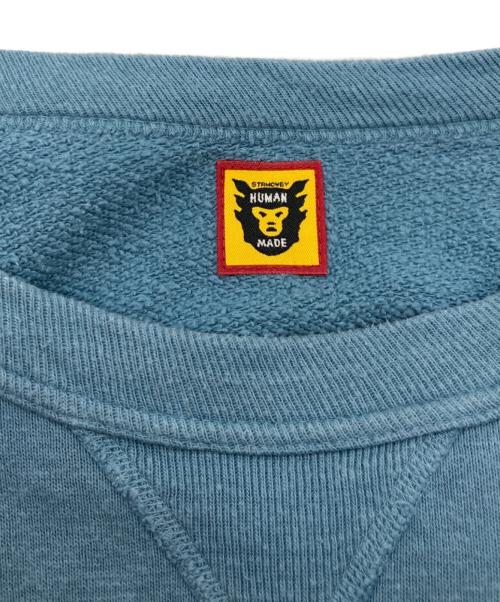 HUMAN MADE（ヒューマンメイド）HUMAN MADE (ヒューマンメイド) ツリアミ スウェットシャツ ブルー サイズ:Mの古着・服飾アイテム