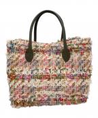 A.D.M.J.エーディーエムジェイ）の古着「ファンシーツイードトートM」｜マルチカラー