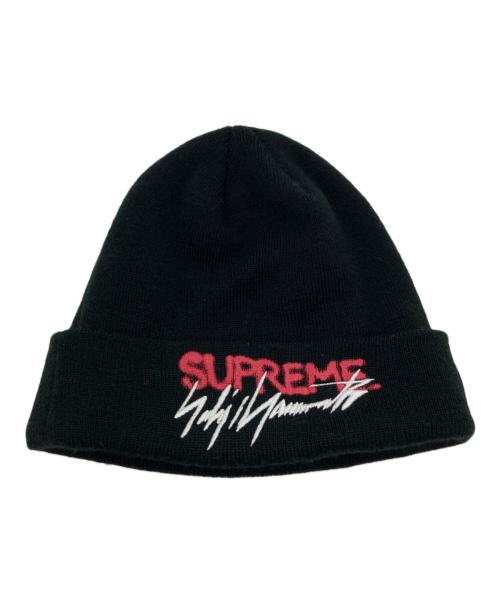 SUPREME（シュプリーム）Supreme (シュプリーム) YOHJI YAMAMOTO (ヨウジヤマモト) New Era (ニューエラ) Supreme× YOHJI YAMAMOTO× New Era Beanie ブラックの古着・服飾アイテム