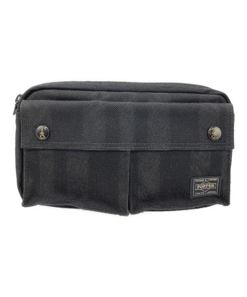 PORTER（ポーター）PORTER (ポーター) WAIST BAG ブラックの古着・服飾アイテム