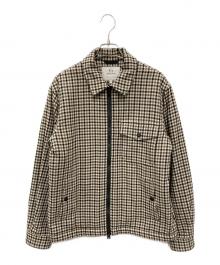 WOOLRICH（ウールリッチ）の古着「ガンクラブチェックジャケット」｜ベージュ