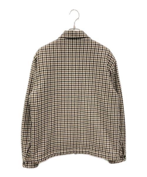 WOOLRICH（ウールリッチ）WOOLRICH (ウールリッチ) ガンクラブチェックジャケット ベージュ サイズ:Mの古着・服飾アイテム