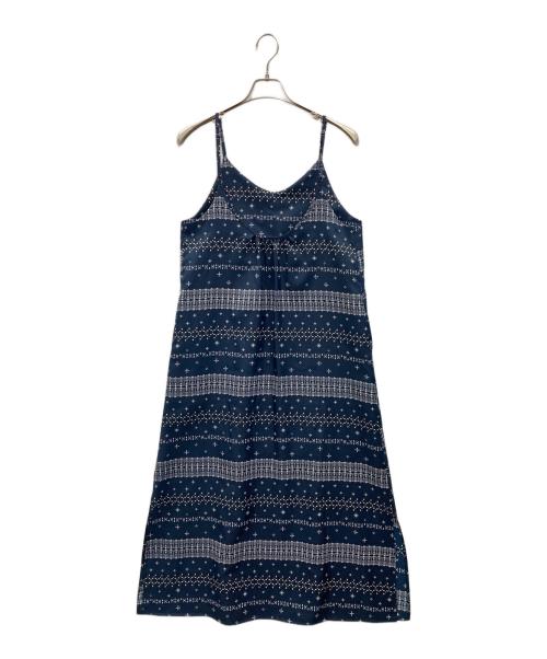 manipuri（マニプリ）manipuri (マニプリ) キャミソールワンピース ネイビー サイズ:FREEの古着・服飾アイテム