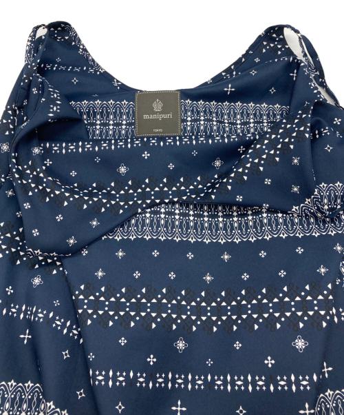 manipuri（マニプリ）manipuri (マニプリ) キャミソールワンピース ネイビー サイズ:FREEの古着・服飾アイテム