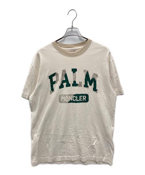 MONCLER GENIUS（モンクレール ジーニアス）MONCLER GENIUS (モンクレール ジーニアス) Palm Angels (パーム エンジェルス) SS T-SHIRT アイボリー サイズ:Lの古着・服飾アイテム