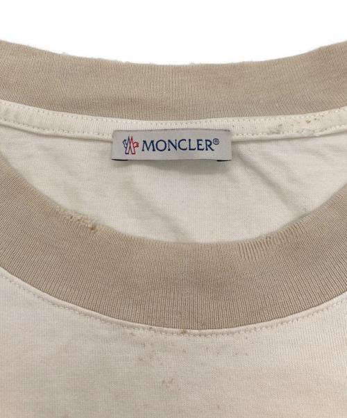 MONCLER GENIUS（モンクレール ジーニアス）MONCLER GENIUS (モンクレール ジーニアス) Palm Angels (パーム エンジェルス) SS T-SHIRT アイボリー サイズ:Lの古着・服飾アイテム