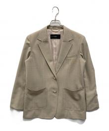 NOLLEY'S sophi（ノーリーズソフィー）の古着「ウォッシャブル トロオーバージャケット」｜ベージュ
