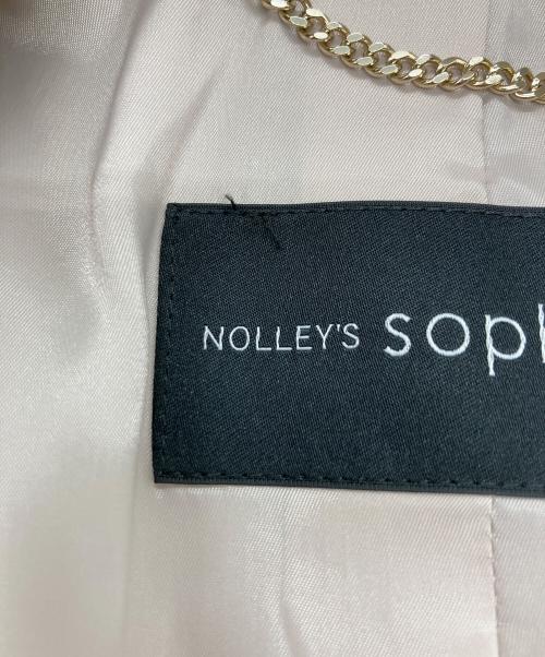 NOLLEY'S sophi（ノーリーズソフィー）NOLLEY'S sophi (ノーリーズソフィー) ウォッシャブル トロオーバージャケット ベージュ サイズ:Sの古着・服飾アイテム