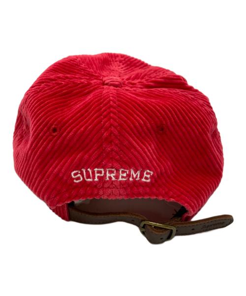 SUPREME（シュプリーム）Supreme (シュプリーム) Corduroy S Logo 6 Panel レッドの古着・服飾アイテム