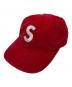 Supreme（シュプリーム）の古着「Corduroy S Logo 6 Panel」｜レッド