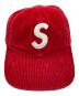 Supreme (シュプリーム) Corduroy S Logo 6 Panel レッド：10000円