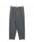 ATON（エイトン）の古着「ウールタックパンツ」｜グレー