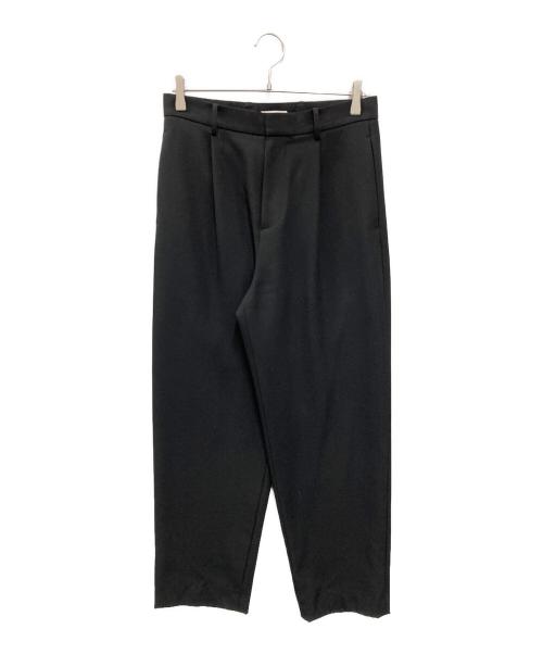 ATON（エイトン）ATON (エイトン) ウールタックパンツ ブラック サイズ:02の古着・服飾アイテム