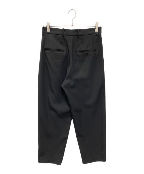 ATON（エイトン）ATON (エイトン) ウールタックパンツ ブラック サイズ:02の古着・服飾アイテム