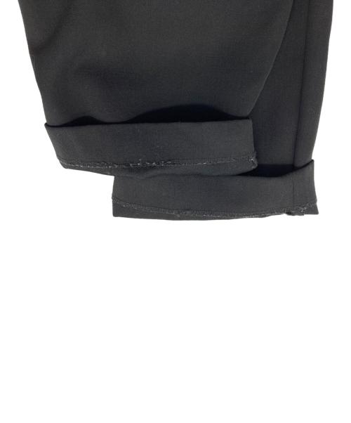 ATON（エイトン）ATON (エイトン) ウールタックパンツ ブラック サイズ:02の古着・服飾アイテム