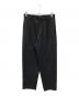 ATON（エイトン）の古着「ウールタックパンツ」｜ブラック