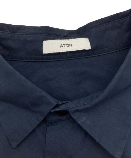 ATON（エイトン）ATON (エイトン) SUVIN BROAD STANDARD SHIRT ネイビー サイズ:04の古着・服飾アイテム