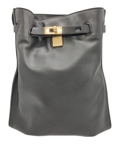 ORSETTO（オルセット）ORSETTO (オルセット) METALLO ショルダーバッグ ブラックの古着・服飾アイテム