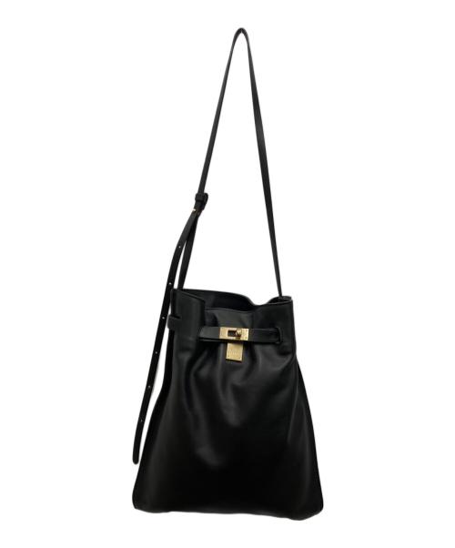 ORSETTO（オルセット）ORSETTO (オルセット) METALLO ショルダーバッグ ブラックの古着・服飾アイテム