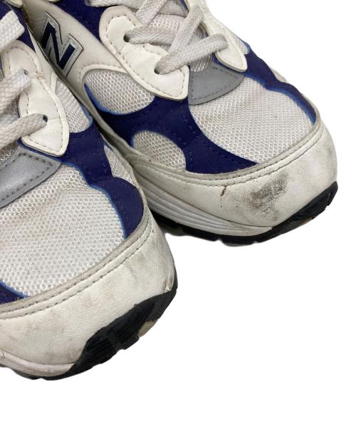 NEW BALANCE（ニューバランス）NEW BALANCE (ニューバランス) 992ローカットスニーカー ブルー×ホワイト サイズ:25cmの古着・服飾アイテム