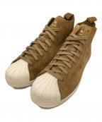 adidas×WALES BONNERアディダス×ウェールズボナー）の古着「Superstar HI Sneakers」｜ブラウン