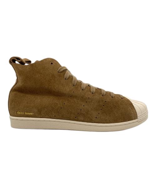 adidas（アディダス）adidas (アディダス) WALES BONNER (ウェールズボナー) Superstar HI Sneakers ブラウン サイズ:27cmの古着・服飾アイテム