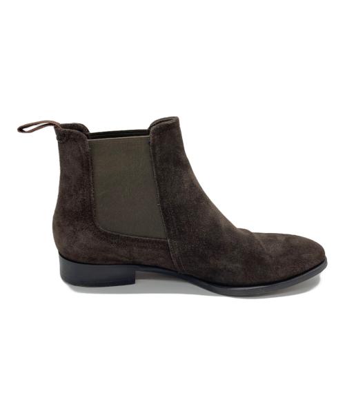 POLPETTA（ポルペッタ）POLPETTA (ポルペッタ) スウェードサイドゴアブーツ ブラウン サイズ:SIZE 40 1/2の古着・服飾アイテム