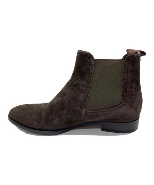 POLPETTA（ポルペッタ）POLPETTA (ポルペッタ) スウェードサイドゴアブーツ ブラウン サイズ:SIZE 40 1/2の古着・服飾アイテム