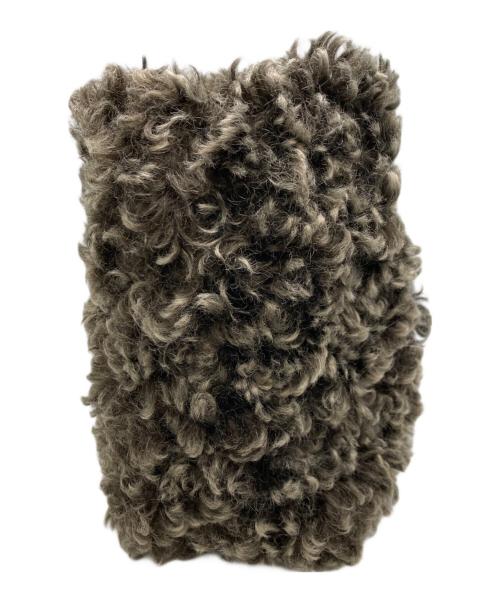 VIOLAd'ORO（ヴィオラドーロ）VIOLAd'ORO (ヴィオラドーロ) チェーンボアバッグ グレーの古着・服飾アイテム