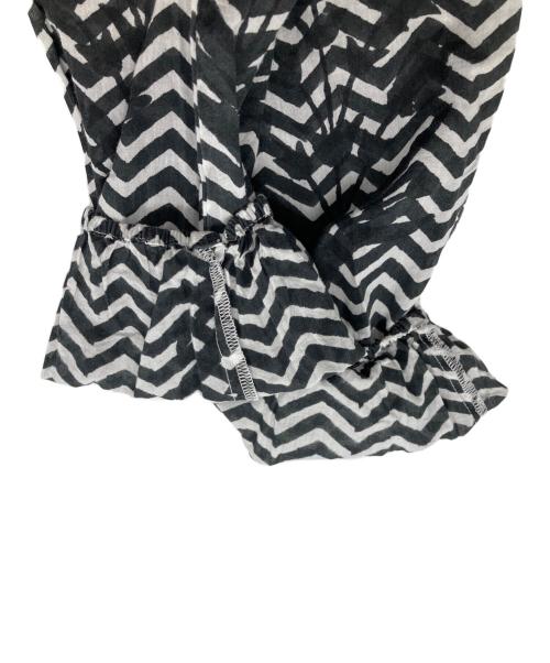 SZ Blockprints（エスゼットブロックプリント）SZ Blockprints (エスゼットブロックプリント) Ron Herman (ロンハーマン) KittyDress ホワイト×ブラック サイズ:Sの古着・服飾アイテム