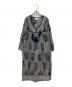 SZ Blockprints（エスゼットブロックプリント）の古着「KittyDress」｜ホワイト×ブラック