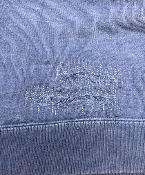 J.S HOMESTEAD（ジャーナルスタンダード ホームステッド）J.S HOMESTEAD (ジャーナルスタンダード ホームステッド) ブロークリペア スウェット ネイビー サイズ:Lの古着・服飾アイテム