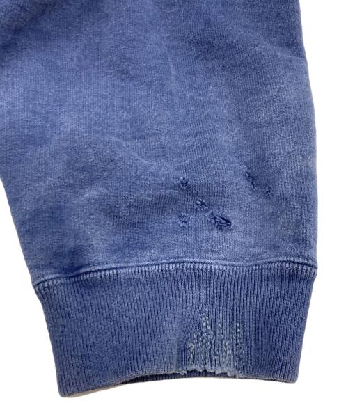 J.S HOMESTEAD（ジャーナルスタンダード ホームステッド）J.S HOMESTEAD (ジャーナルスタンダード ホームステッド) ブロークリペア スウェット ネイビー サイズ:Lの古着・服飾アイテム