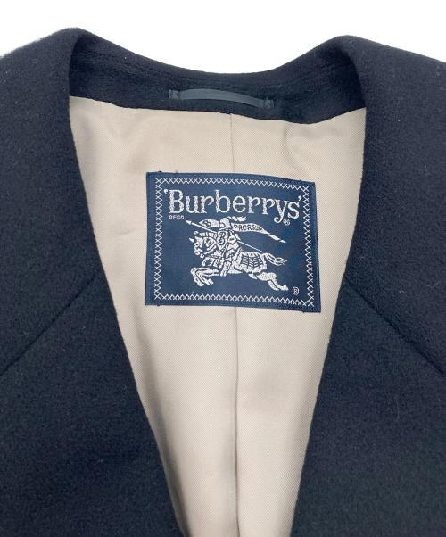 Burberry's（バーバリー）Burberry's (バーバリーズ) ［古着］カシミヤ混コート ブラック サイズ:94-175-6の古着・服飾アイテム