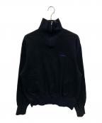 Oblada×BEAUTY&YOUTHオブラダ×ビューティーアンドユース）の古着「別注ハーフジップスウェット」｜ブラック