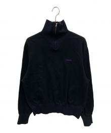 Oblada×BEAUTY&YOUTH（オブラダ×ビューティーアンドユース）の古着「別注ハーフジップスウェット」｜ブラック