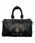 AVIREXアヴィレックス）の古着「VARSITY MINI DUFFLE BAG」｜ブラック