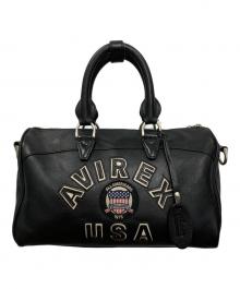 AVIREX（アヴィレックス）の古着「VARSITY MINI DUFFLE BAG」｜ブラック