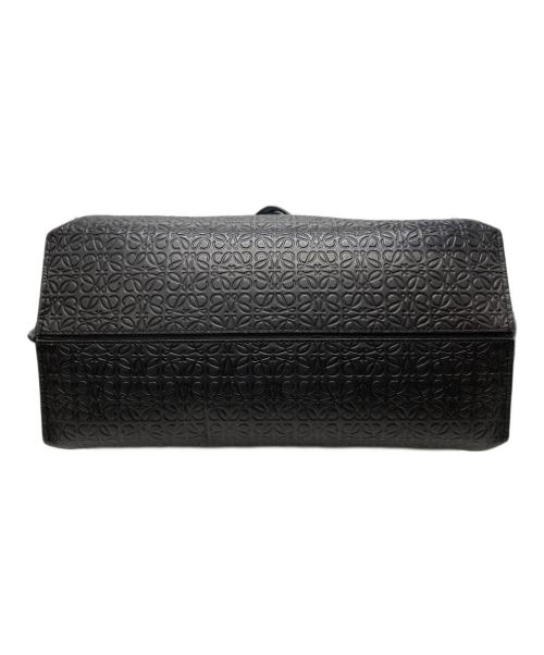 LOEWE（ロエベ）LOEWE (ロエベ) リピートアナグラムTショッパートーバッグ ブラックの古着・服飾アイテム