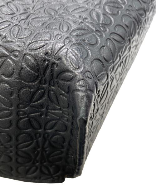 LOEWE（ロエベ）LOEWE (ロエベ) リピートアナグラムTショッパートーバッグ ブラックの古着・服飾アイテム