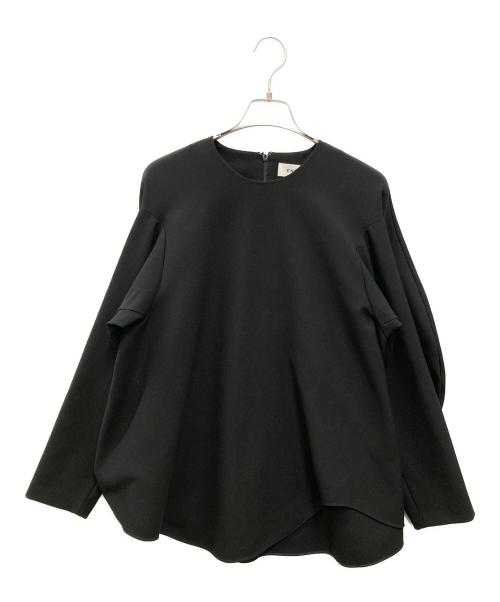 ENFOLD（エンフォルド）ENFOLD (エンフォルド) CURVED-FORM PULLOVER ブラック サイズ:38の古着・服飾アイテム