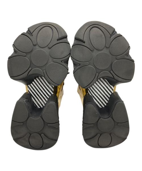 REEBOK（リーボック）REEBOK (リーボック) noir kei ninomiya (ノワール ケイ ニノミヤ) NOIR FURY BOOT LOW ブラック×ゴールド サイズ:24cmの古着・服飾アイテム