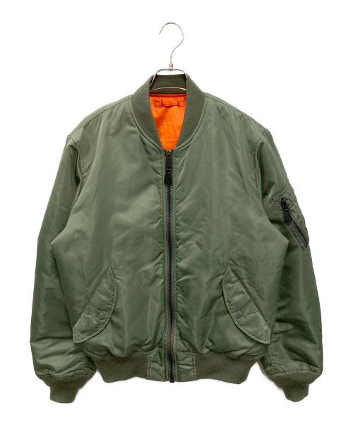 AVIREX（アヴィレックス）AVIREX (アヴィレックス) COMMERCIAL MA-1フライトジャケット オリーブ サイズ:Lの古着・服飾アイテム