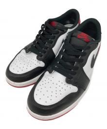 NIKE（ナイキ）の古着「Air Jordan 1 Retro Low OG "Black Toe"」｜ホワイト×ブラック×レッド