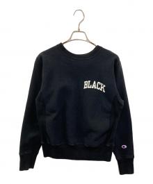 Champion REVERSE WEAVE（チャンピオン リバース ウィーブ）の古着「バックプリントスウェット」｜ブラック