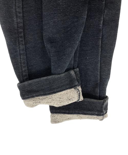 45rpm（45アールピーエム）45rpm (45アールピーエム) インディゴ染めジップアップパーカー ブラック サイズ:Sの古着・服飾アイテム