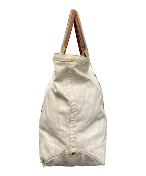 POLO JEANS CO.（ポロジーンズカンパニー）POLO JEANS CO. (ポロジーンズカンパニー) ヴィンテージ加工CANVAS TOTE BAG アイボリーの古着・服飾アイテム