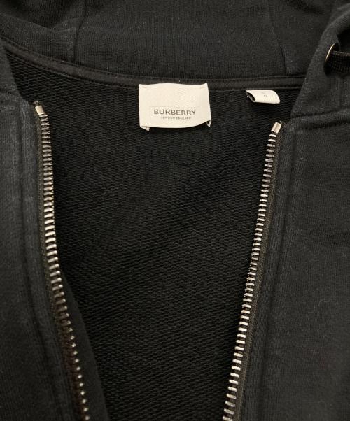 BURBERRY（バーバリー）BURBERRY (バーバリー) LOGOPRINT VINTAGECHECKPANEL ブラック サイズ:Lの古着・服飾アイテム